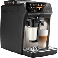 Philips Series 5400 LatteGo EP5447/90 Macchina da caffè automaticha, Macchina automatica Nero/cromo, Macchina per espresso, 1,8 L, Chicchi di caffè, Macinatore integrato, 1500 W, Nero, Cromo