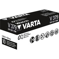 Varta SR521 SW/SR63 SW/V379 1BL Batteria monouso Ossido d'argento (S) argento, Batteria monouso, SR63, Ossido d'argento (S), 1,55 V, 1 pz, 14 mAh