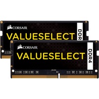 Corsair ValueSelect ValueSelect 16GB DDR4-2133 memoria 2 x 8 GB 2133 MHz Nero, 16 GB, 2 x 8 GB, DDR4, 2133 MHz, 260-pin SO-DIMM