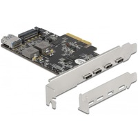 DeLOCK 90059 scheda di interfaccia e adattatore Interno USB 3.2 Gen 2 (3.1 Gen 2), Controller USB PCIe, USB 3.2 Gen 2 (3.1 Gen 2), A basso profilo, PCIe 3.0, SATA a 15 pin, 10 Gbit/s