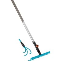 GARDENA 3004-20 non classificato, Informatica turchese/legno, Acciaio galvanizzato, Legno, Grigio, 2 pezzo(i)