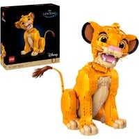 LEGO Disney Giovane Simba, Re Leone, Giochi di costruzione Re Leone, Set da costruzione, 18 anno/i, Plastica, 1445 pz, 2,18 kg