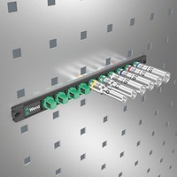 Wera Barra magnetica per bussole C Deep 1 Set di bussole per chiavi a cricchetto 1/2", chiave combinata   Nero/Verde