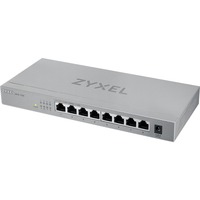 Zyxel MG-108 Non gestito 2.5G Ethernet (100/1000/2500) Acciaio Non gestito, 2.5G Ethernet (100/1000/2500), Full duplex, Montabile a parete