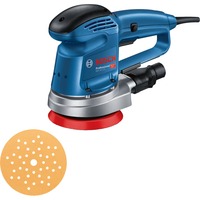 Bosch Levigatrice rotorbitale GEX 34-125 Professional, Levigatrice orbitale casuale blu/Nero