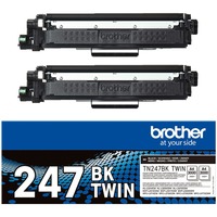 TN-247BKTWIN cartuccia toner 2 pz Originale Nero