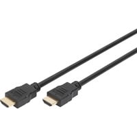 Digitus Cavo HDMI High Speed con Ethernet, tipo A Nero