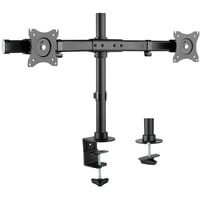 HAGOR 8707 supporto da tavolo per Tv a schermo piatto 68,6 cm (27") Nero Scrivania, Base per monitor Nero, Morsa, 10 kg, 38,1 cm (15"), 68,6 cm (27"), 100 x 100 mm, Nero