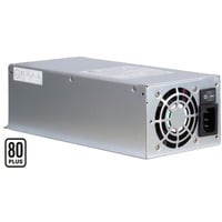 Inter-Tech ASPOWER U2A-B20600-S alimentatore per computer 600 W 20+4 pin ATX Acciaio inossidabile, Alimentatore PC grigio, 600 W, 115 - 230 V, 90%, Sovracorrente, Sovralimentazione, Sovraccarico, Surriscaldamento, Cortocircuito, 20+4 pin ATX, Server