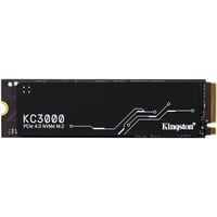Kingston KC3000 M.2 512 GB PCI Express 4.0 3D TLC NVMe, Disco a stato solido Nero, 512 GB, M.2, 7000 MB/s