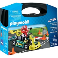 PLAYMOBIL Go-Kart Racer Carry Case Statuina giocattolo, 5 anno/i, Plastica, 29 pz, 298,15 g