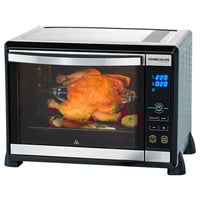 Rommelsbacher BGE 1580/E fornetto con tostapane 30 L 1580 W Nero, Acciaio inossidabile Grill, Mini forno accaio, 30 L, Nero, Acciaio inossidabile, Touch, 80 - 230 °C, Acciaio inossidabile, 120 min