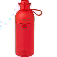 Room Copenhagen Borraccia LEGO 0,5 litri, Bottiglia di acqua rosso/trasparente