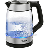 Tefal Vetro, Bollitore trasparente/Argento