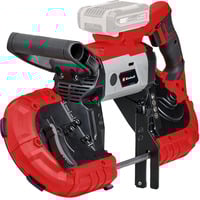 EINHELL Sega a nastro a batteria Power X-Change TE-MB 18/127 Li-Solo, 18 Volt rosso/Nero