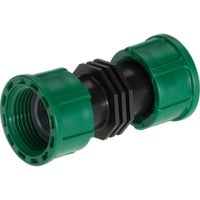 GARDENA 2758-20 parte e accessorio per sistema di irrigazione Accoppiamento del tubo, Connessione Nero, Accoppiamento del tubo, Blu, Verde, Femmina/Femmina, 25.4 mm