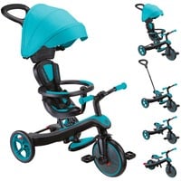 GLOBBER Explorer Trike 4 in 1, Veicolo per bambini turchese