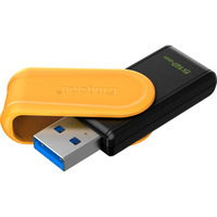 Kingston DataTraveler 512GB Portable USB 3.2 Gen 1 Exodia S (Nero/Giallo), Chiavetta USB Nero/Giallo, 512 GB, USB tipo A, 3.2 Gen 1 (3.1 Gen 1), Girevole, 8,72 g, Nero, Giallo