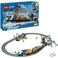 LEGO City 60470 Treno Espresso Artico degli Esploratori, Giocattolo Telecomandato con 22 Binari e 6 Minifigure, Idea Regalo 7+, Giochi di costruzione Giocattolo Telecomandato con 22 Binari e 6 Minifigure, Idea Regalo 7+, Set da costruzione, 7 anno/i, Plastica, 1517 pz, 3,82 kg