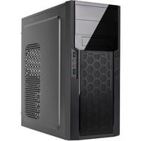 SilverStone PS13 Mini Tower Nero Nero, Mini Tower, PC, Nero, ATX, micro ATX, Plastica, Acciaio, Casa/ufficio