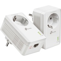 TP-Link TL-PA7019P KIT 1000 Mbit/s Collegamento ethernet LAN Bianco 2 pz, PowerLAN 1000 Mbit/s, IEEE 1901, IEEE 802.3, IEEE 802.3ab, IEEE 802.3u, Tipo E/F, Gigabit Ethernet, 10,100,1000 Mbit/s, HomePlug AV2