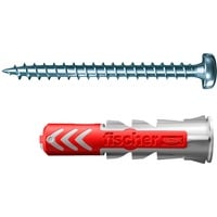 fischer DUOPOWER 6x30 S PH TX, Tassello grigio chiaro/Rosso