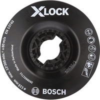 Bosch 2 608 601 711 accessorio per smerigliatrice Platorello, Platorello per levigatrice Platorello, 11,5 cm, Bosch, Nero, 13300 Giri/min, Plastica