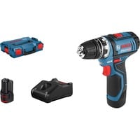Bosch GSR 12V-15 FC Flex Professional 1300 Giri/min Senza chiave 600 g Nero, Blu, Cacciavite blu/Nero, Trapano con impugnatura a pistola, Senza chiave, Nero, Blu, 1 cm, 1300 Giri/min, 3 cm