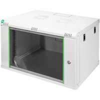Digitus Alloggiamento a parete Serie Dynamic Basic - 600 x 450 mm (L x P), IT armadio grigio chiaro, Da parete, 7U, 60 kg, Grigio