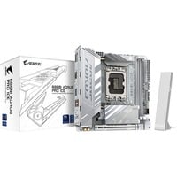 GIGABYTE B860I AORUS PRO ICE Scheda madre - CPU Intel Core Ultra, VRM a 8+1+2+1 fasi, fino a 9200MHz DDR5, 1xPCIe 5.0 + 1xPCIe 4.0 M.2, LAN 2,5 GbE, WIFI 7, Thunderbolt 4 argento, VRM a 8+1+2+1 fasi, fino a 9200MHz DDR5, 1xPCIe 5.0 + 1xPCIe 4.0 M.2, LAN 2,5 GbE, WIFI 7, Thunderbolt 4, Intel, LGA 1851 (Socket V1), Intel Core Ultra (Serie 1), Intel Core Ultra (Series 2), LGA 1851, DDR5-SDRAM, 128 GB