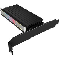 ICY BOX IB-PCI224M2-ARGB scheda di interfaccia e adattatore Interno M.2 Nero, PCIe, M.2, PCIe 4.0, Nero, Passivo, Cina