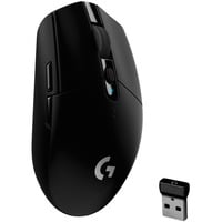 Logitech G305 mouse Mano destra RF senza fili + Bluetooth Ottico 12000 DPI, Mouse da gioco Nero, Mano destra, Ottico, RF senza fili + Bluetooth, 12000 DPI, 400 fps, Nero