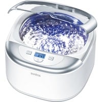 Sanitas SUR 42, 60910, Pulitore ad ultrasuoni bianco/Argento