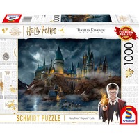 Schmidt Spiele Thomas Kinkade Studios Wizarding World Harry Potter - Castello di Hogwarts, Puzzle 