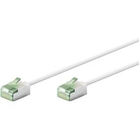 goobay Cavo patch ultraflessibile Cat.8.1 slim, U/FTP bianco