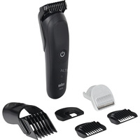Braun AIO5540 tagliacapelli Nero 14 Ioni di Litio, Tagliacappelli Nero, Nero, 0,5 mm, 2,1 cm, Batteria, 120 min, Batteria integrata