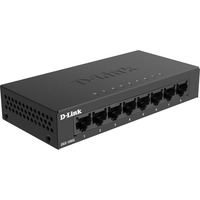 D-Link DGS-108GL Non gestito Gigabit Ethernet (10/100/1000) Nero Non gestito, Gigabit Ethernet (10/100/1000)