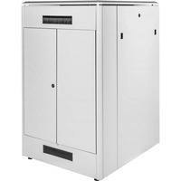 Digitus Armadio di rete serie Unique - 800x1000 mm (Largh. x Prof.), IT armadio grigio chiaro, Rack indipendenti, 26U, 800 kg, Griglie, Grigio