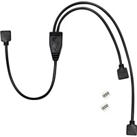 Inter-Tech RGB Verteiler 2-fach 0,48 m S-Video (4-pin) 2 x S-Video (4-pin) Nero, Cavo a Y Nero, 0,48 m, S-Video (4-pin), 2 x S-Video (4-pin), Femmina, Femmina, Nero