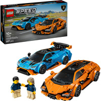 LEGO Speed Champions 77238 Lamborghini Revuelto e Huracán STO, Modelli di Auto con Minifigure, Macchine Giocattolo Regalo 10+, Giochi di costruzione Modelli di Auto con Minifigure, Macchine Giocattolo Regalo 10+, Set da costruzione, 10 anno/i, Plastica, 607 pz, 692 g