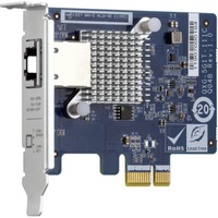 QNAP QXG-5G1T-111C scheda di rete e adattatore Interno Ethernet 5000 Mbit/s Interno, Cablato, PCI Express, Ethernet, 5000 Mbit/s