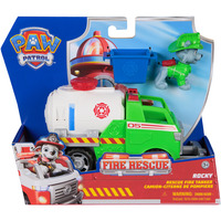 Spin Master PAW Patrol Fire Rescue: Autocisterna Antincendio di Rocky con Personaggio, Tenaglia e Camion Giocattolo, Giocattoli per Bambini e Bambine, 3+ Anni, veicolo da gioco PAW Patrol Fire Rescue: Autocisterna Antincendio di Rocky con Personaggio, Tenaglia e Camion Giocattolo, Giocattoli per Bambini e Bambine, 3+ Anni, Camion, 3 anno/i, Plastica, Multicolore