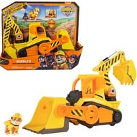 Spin Master Rubble & Crew, Veicolo da lavoro Deluxe di Rubble, Bulldozer da cantiere con luci, suoni e personaggio, giocattoli per bambini e bambine dai 3 anni in su, veicolo da gioco Rubble & Crew, Veicolo da lavoro Deluxe di Rubble, Bulldozer da cantiere con luci, suoni e personaggio, giocattoli per bambini e bambine dai 3 anni in su, Scavatrice, 3 anno/i, LR44, Plastica, Multicolore