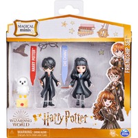 Image of Set Amicizia Harry Potter e Cho Chang con Edvige, bambole articolate 7.5cm