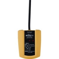 Wiha Tester per prese 45220, 230 V AC, Strumento di misura giallo/Nero