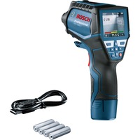 Bosch GIS 1000 C Professional Termometro ottico da ambiente Interno/esterno Nero, Blu, Rilevatore termico blu/Nero, Termometro ottico da ambiente, Interno/esterno, °C, -40 - 1000 °C, Digitale, Nero, Blu