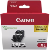 Canon 6431B010 cartuccia d'inchiostro 2 pz Originale Nero Nero, 2 pz, Doppia confezione