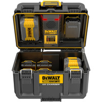 DEWALT Scatola di ricarica ToughSystem 2.0, Stazione di ricarica Nero