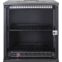 Digitus Set di rete SOHO Pro 19" 540x400 mm (LxP), IT armadio Nero