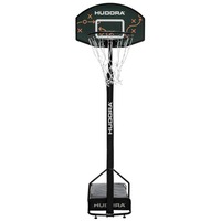 HUDORA Supporto per basket Playoff 205, Stand di pallacanestro arancione /Bianco